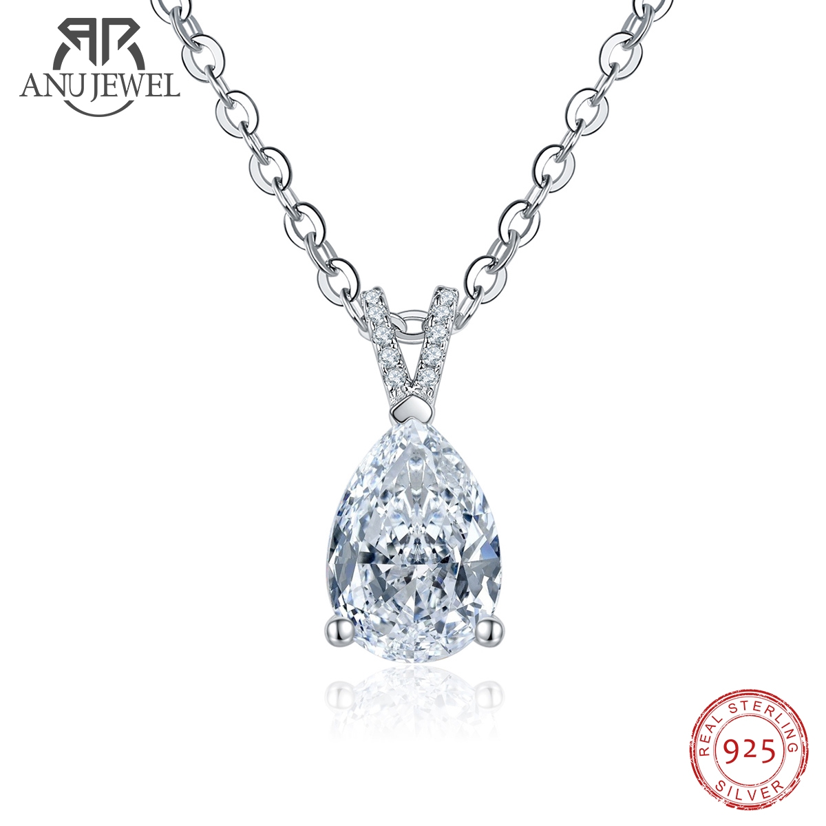 Ansi Chain - Naugem 2.5ct D 컬러 페어 컷