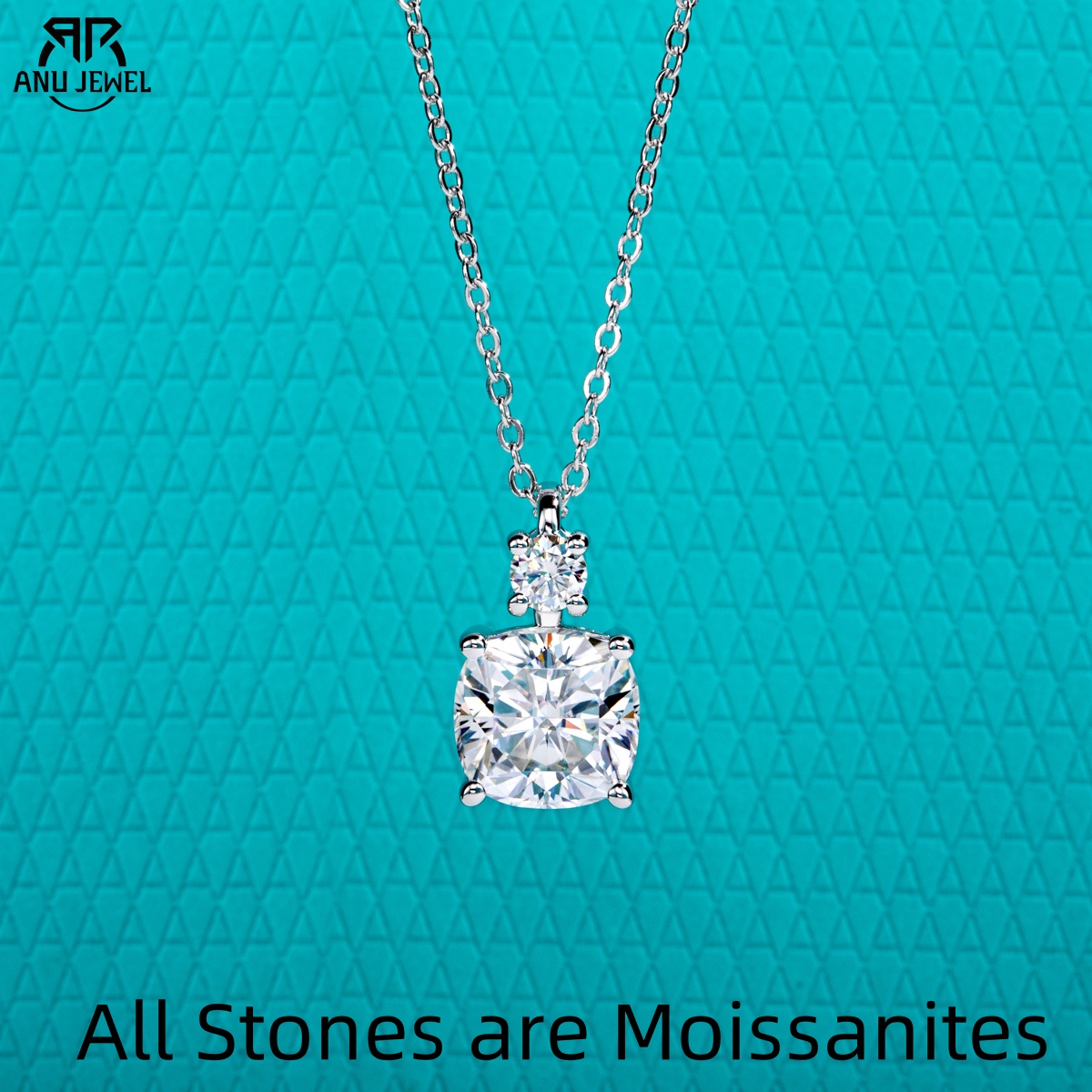 AnuJewel 2ct/2.5ct 쿠션 컷 Moissa - Ansi Chain 리뷰 및 가격