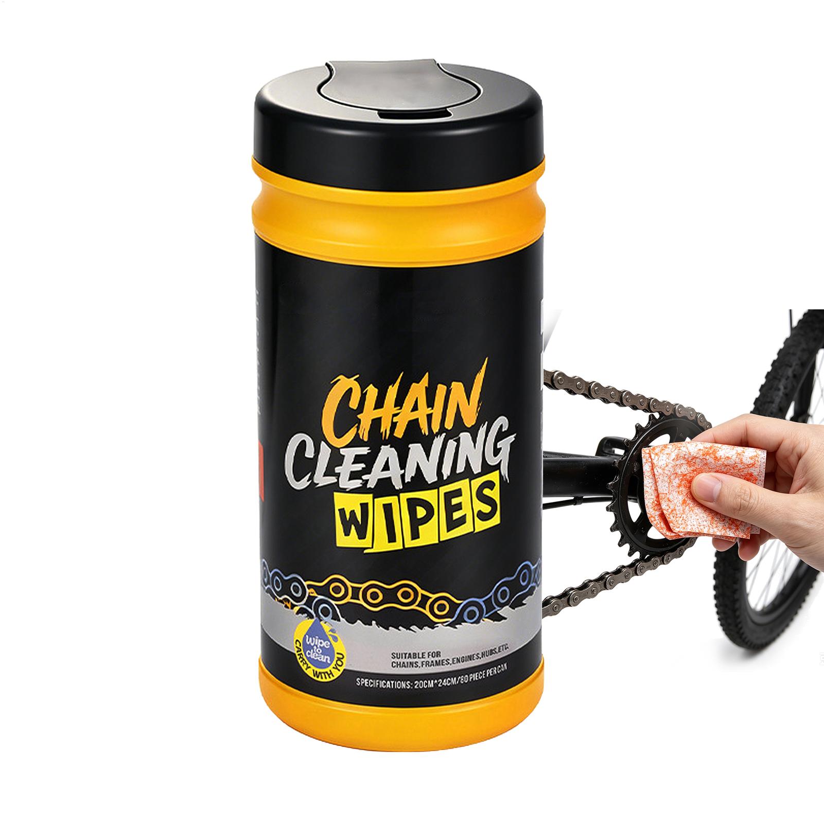 자전거 체인 청소용 와이프 80개입, 부드러운 기름 제 - Bicycle Chain 리뷰 및 가격